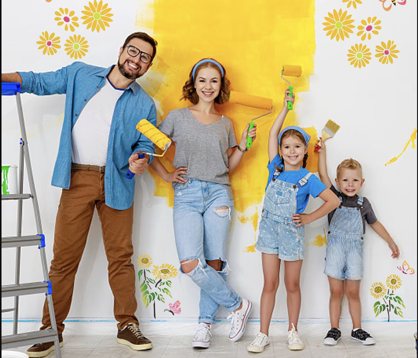 Make the walls sunny and alive